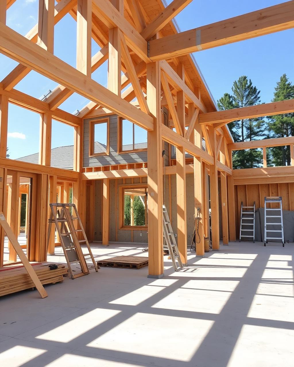 Chantier de construction résidentielle